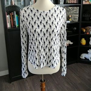 Long sleeve Giraffe shirt